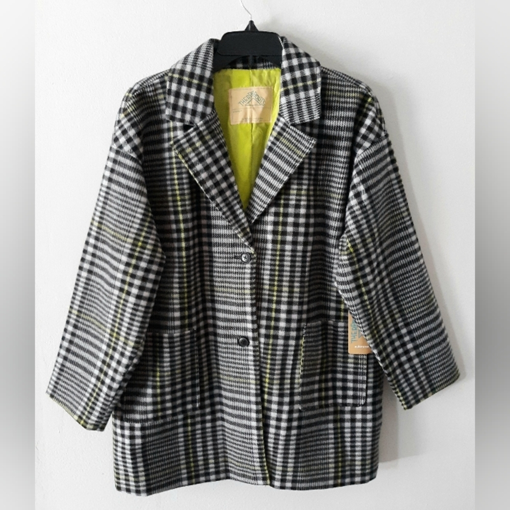 Thereabouts Plaid Coat NWT